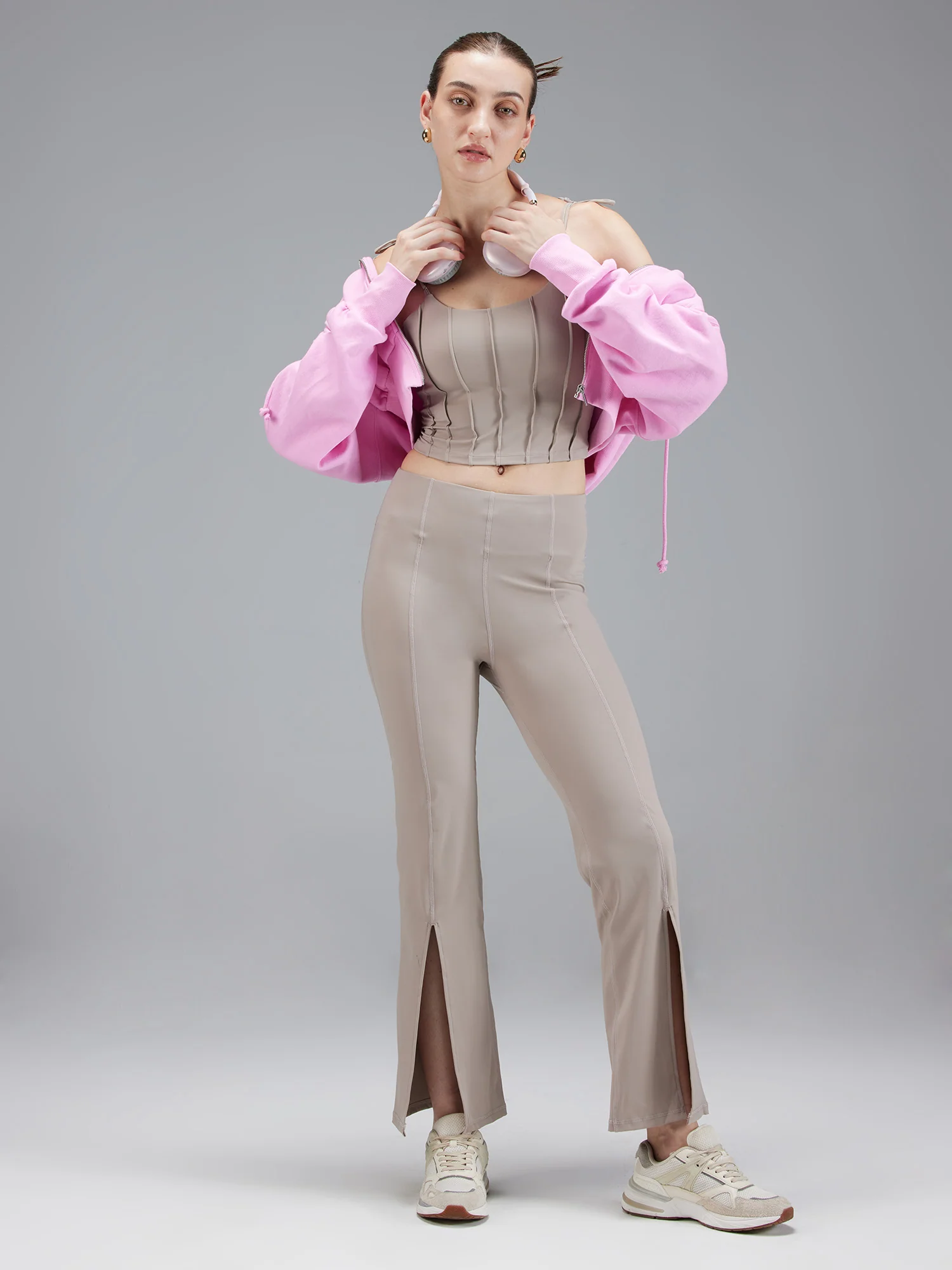 Beige Knot-It Corset Top - Image 2