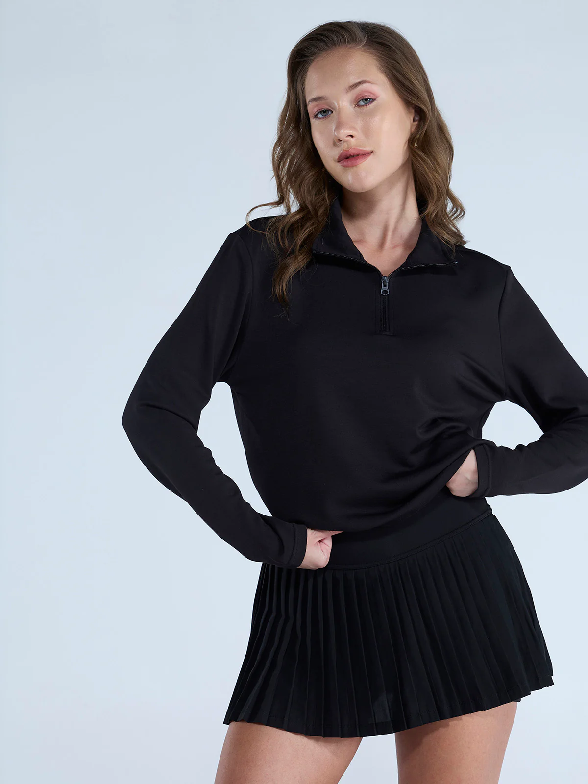 Black Adaptive Quarter Zip