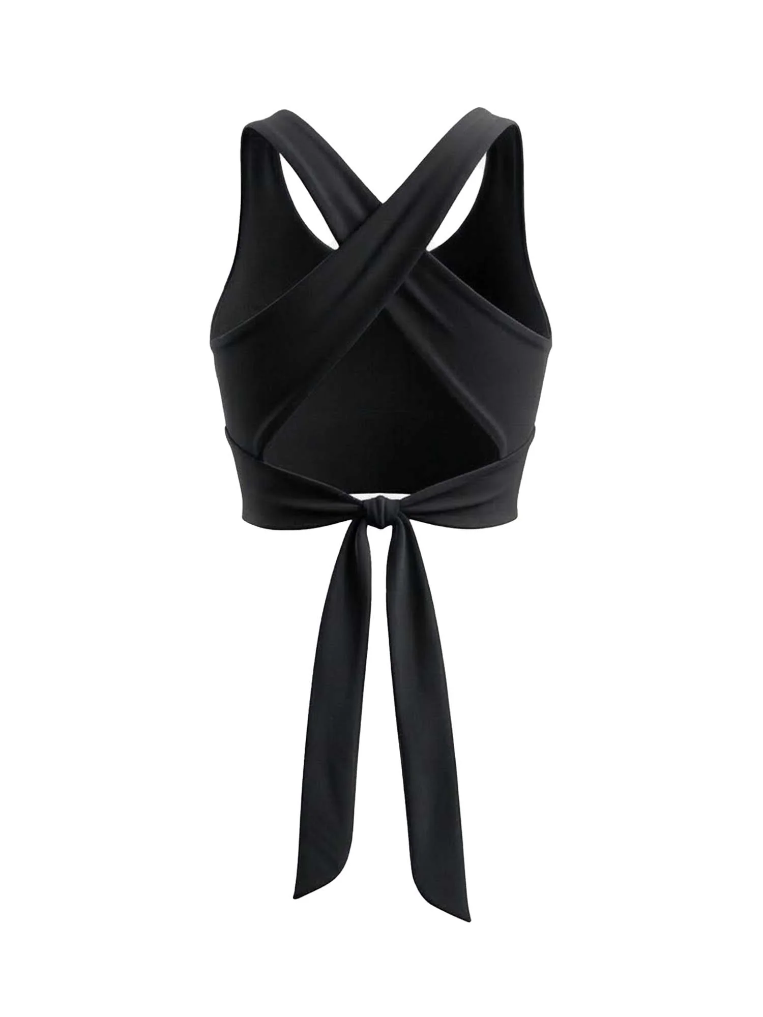 Black Tieback Swim Top - Image 8