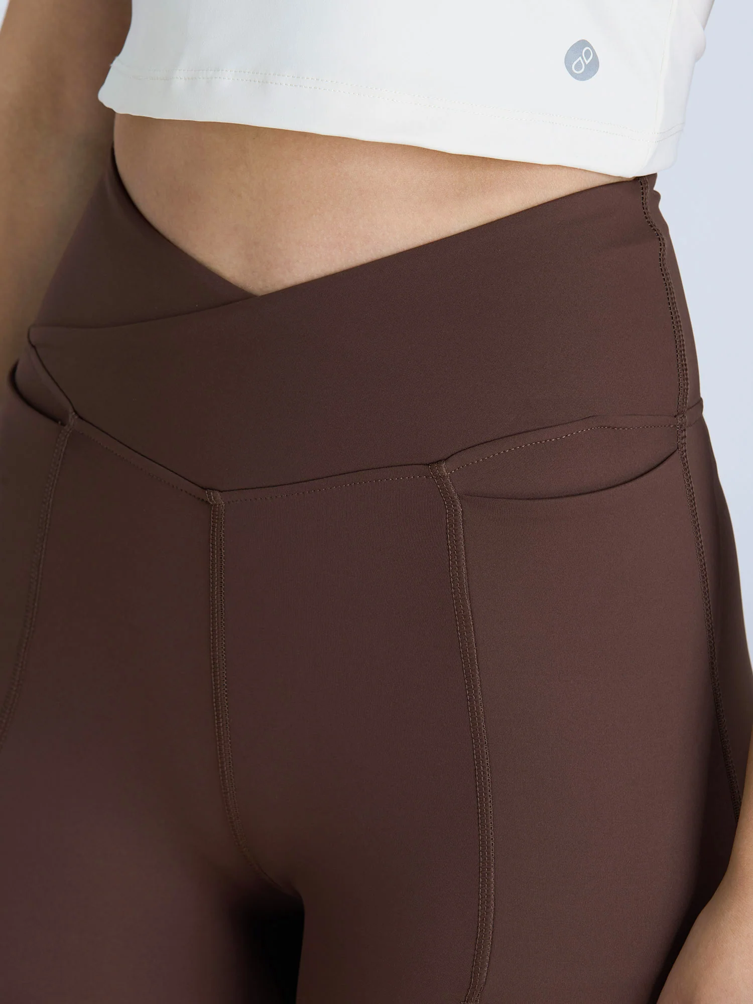 Brown Hourglass Flared Leggings - Image 21