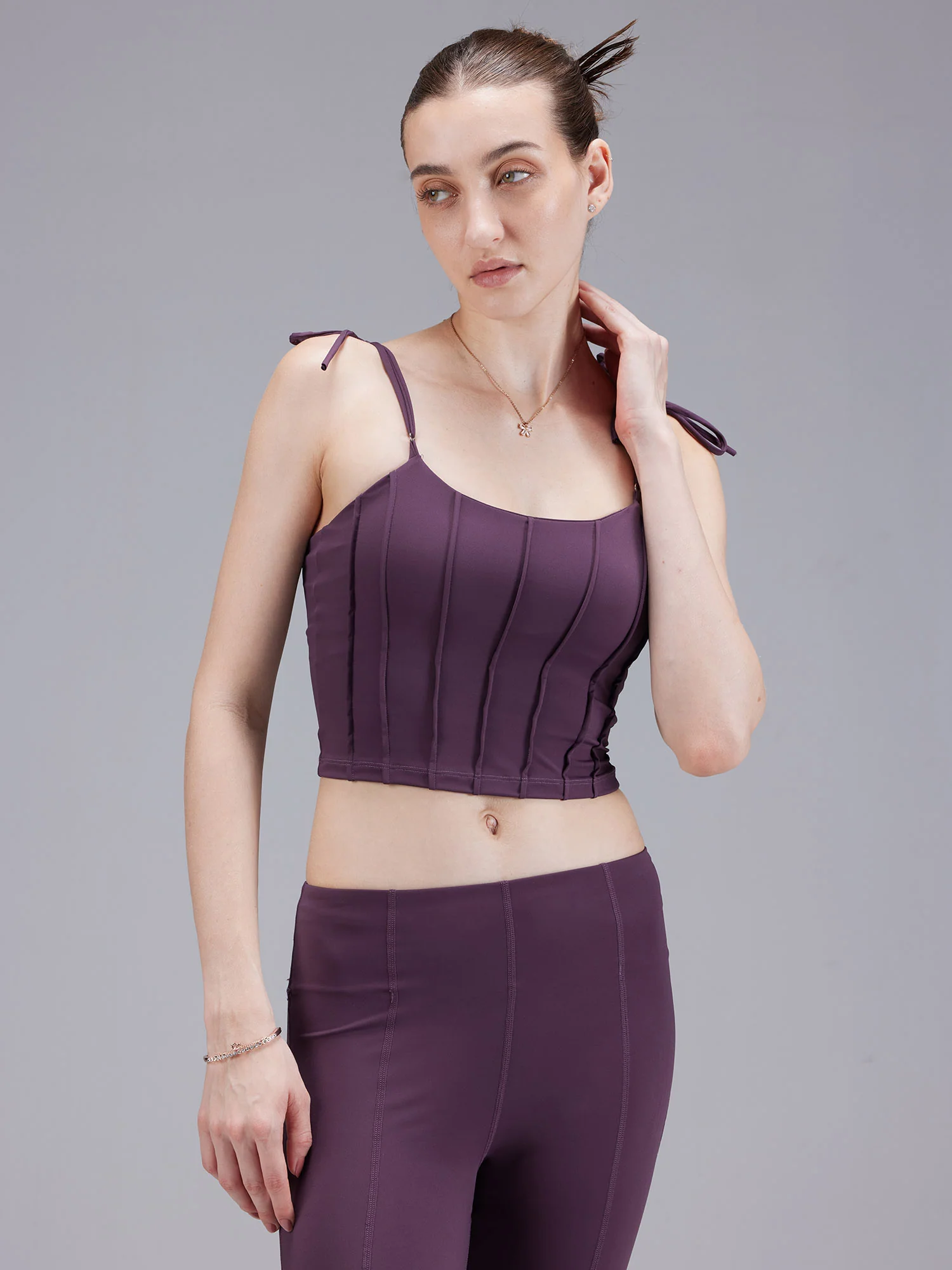 Grape Knot-It Corset Top - Image 3