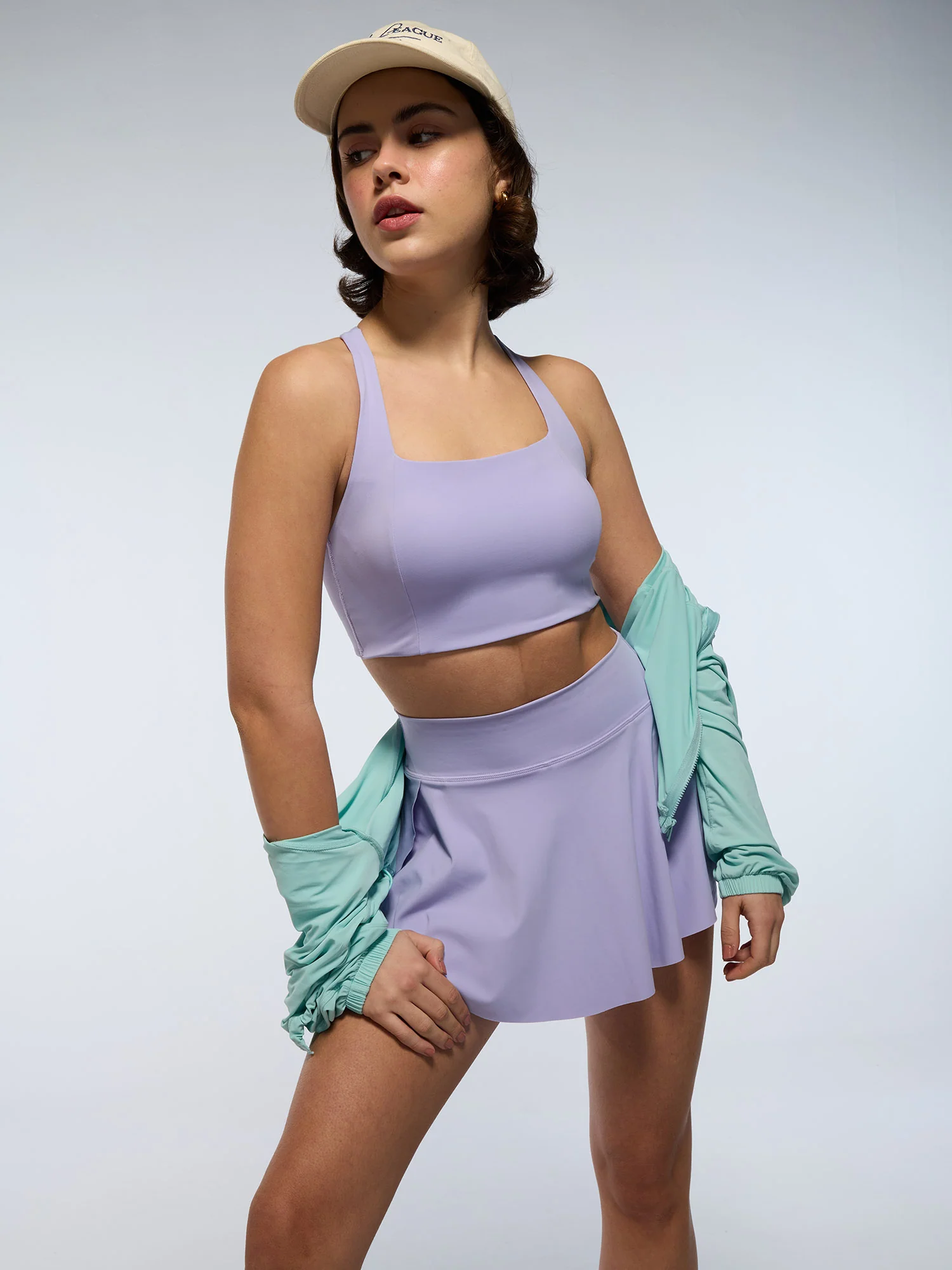 Lilac Swirl Tennis Skorts - Image 2