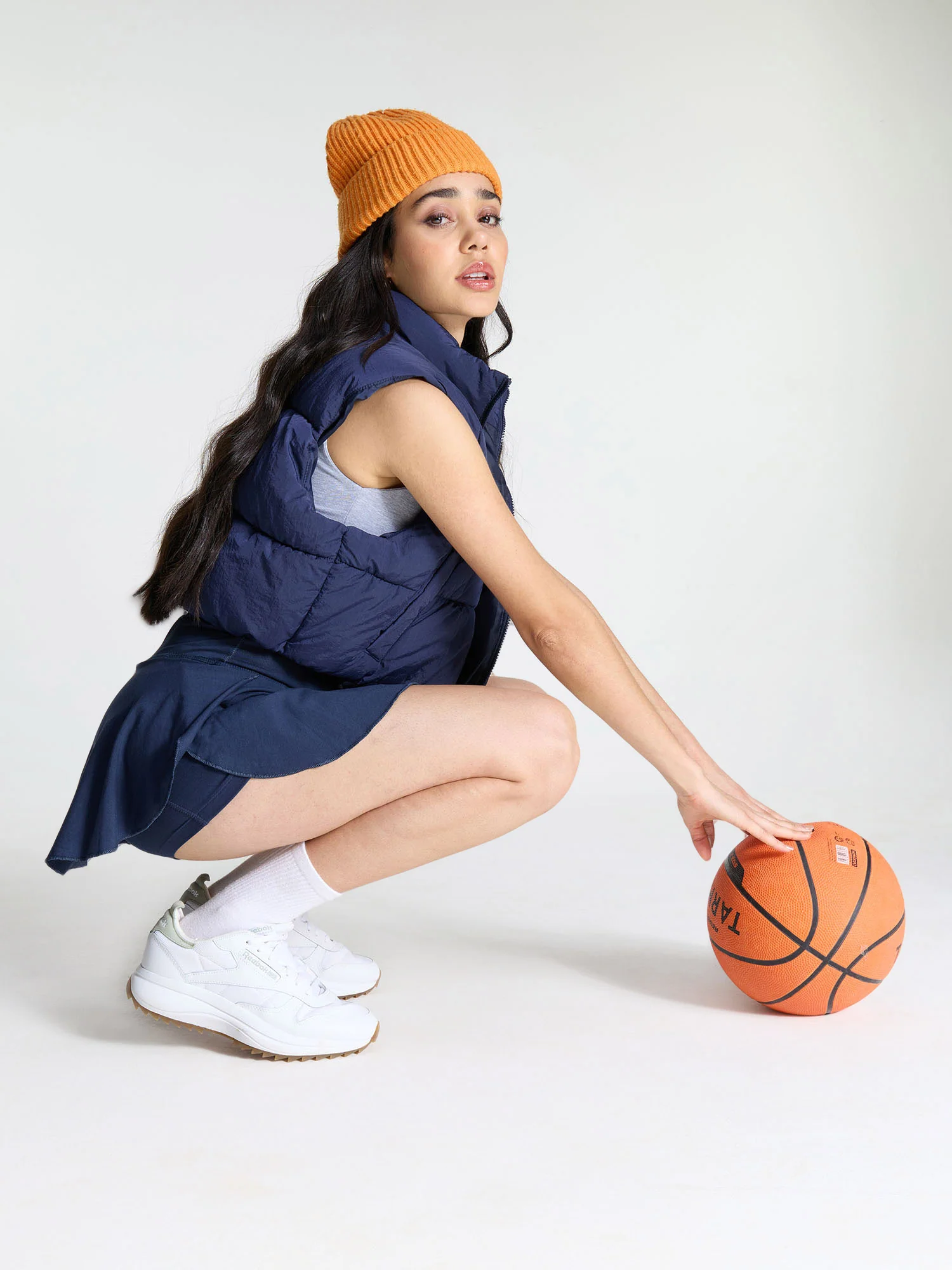 Navy Cotton Twirl Skorts - Image 2