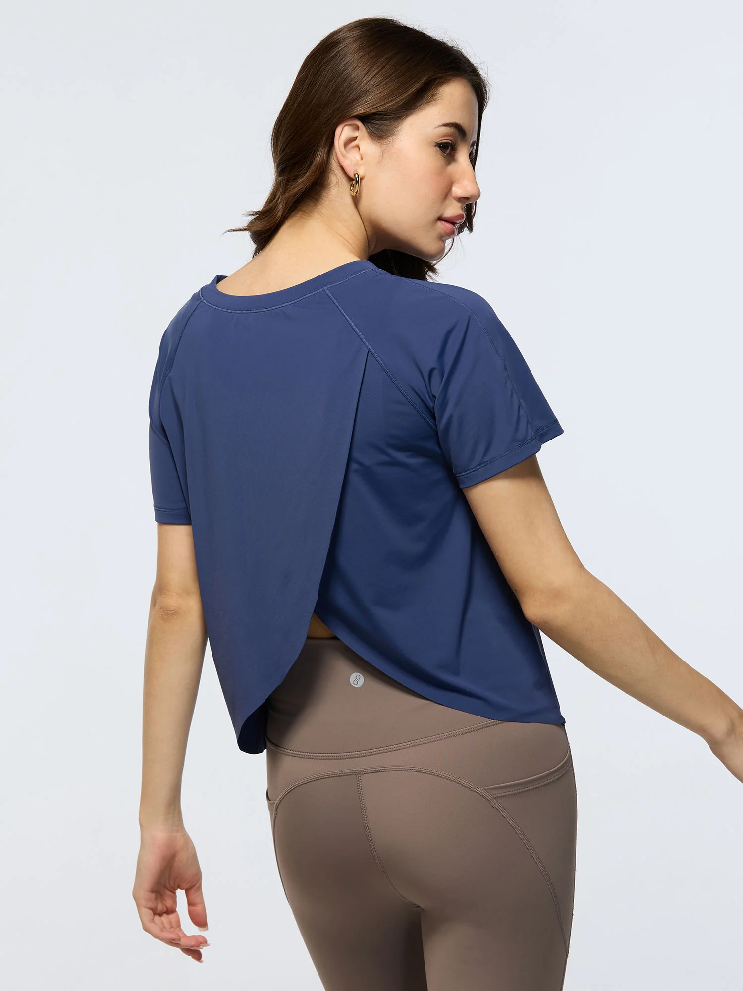 Navy Overlap Tee