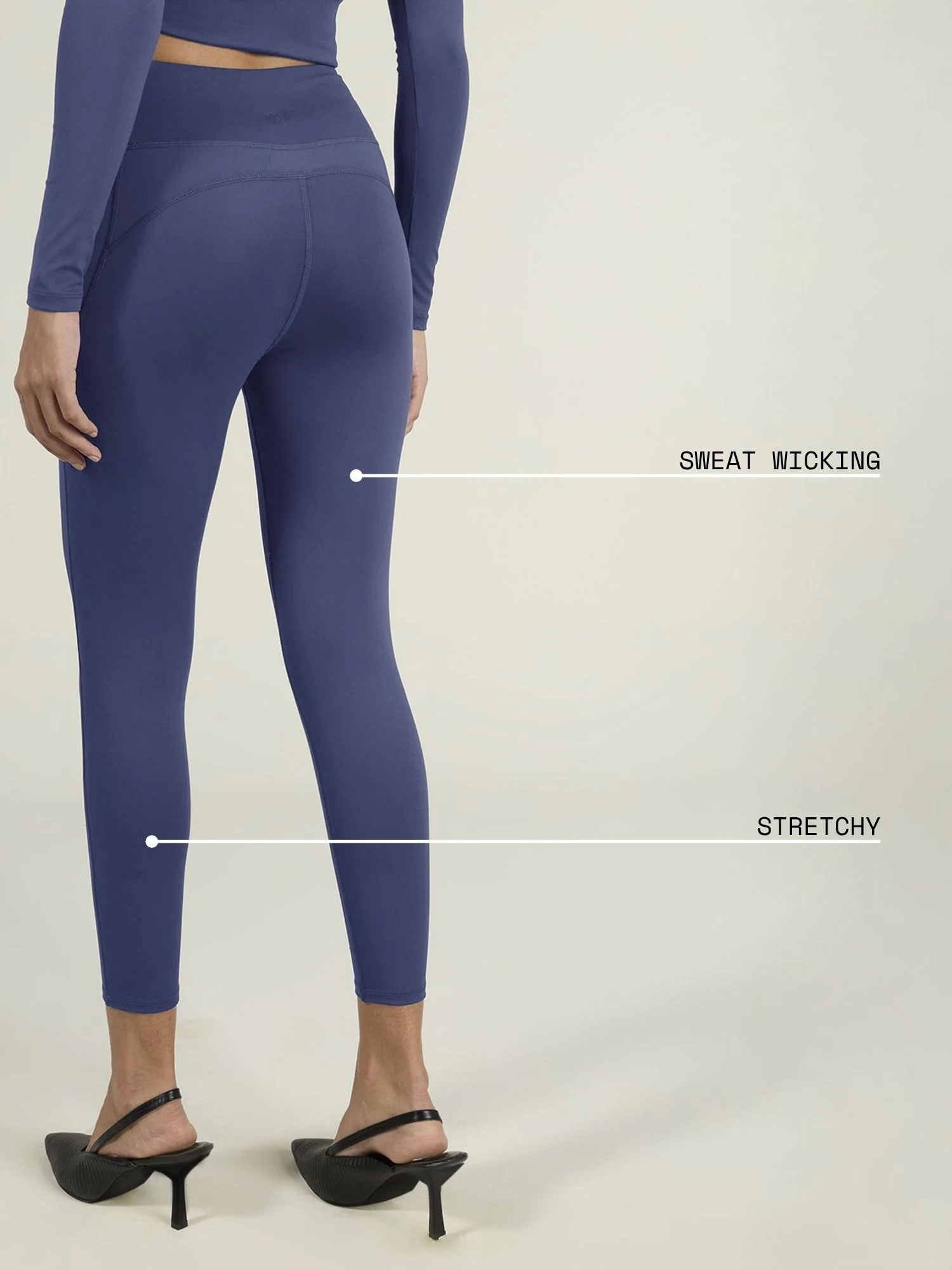 Navy Sculpt Core Leggings - Image 4