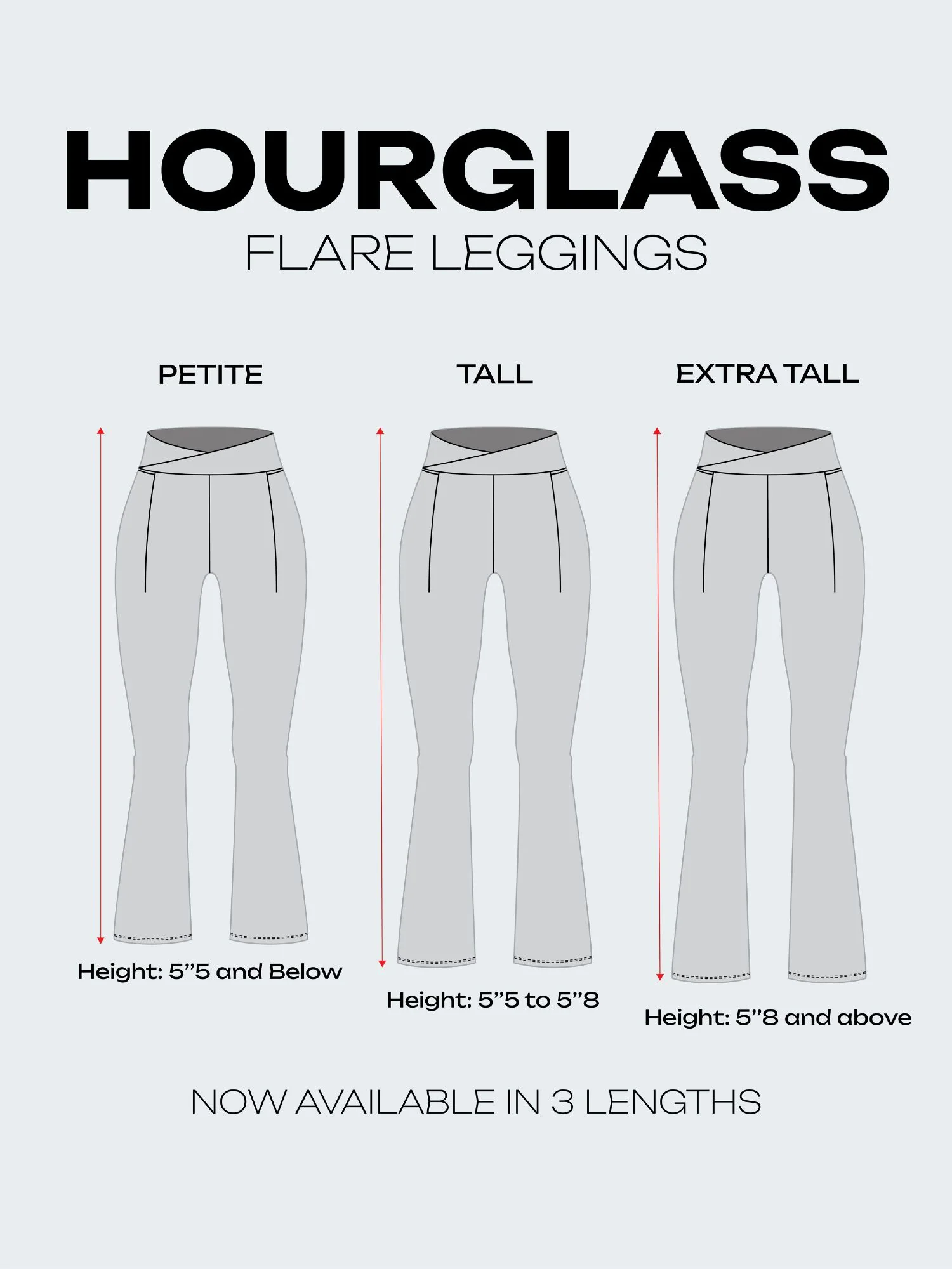 Pebble Extra Tall Hourglass Flared Leggings - Image 5
