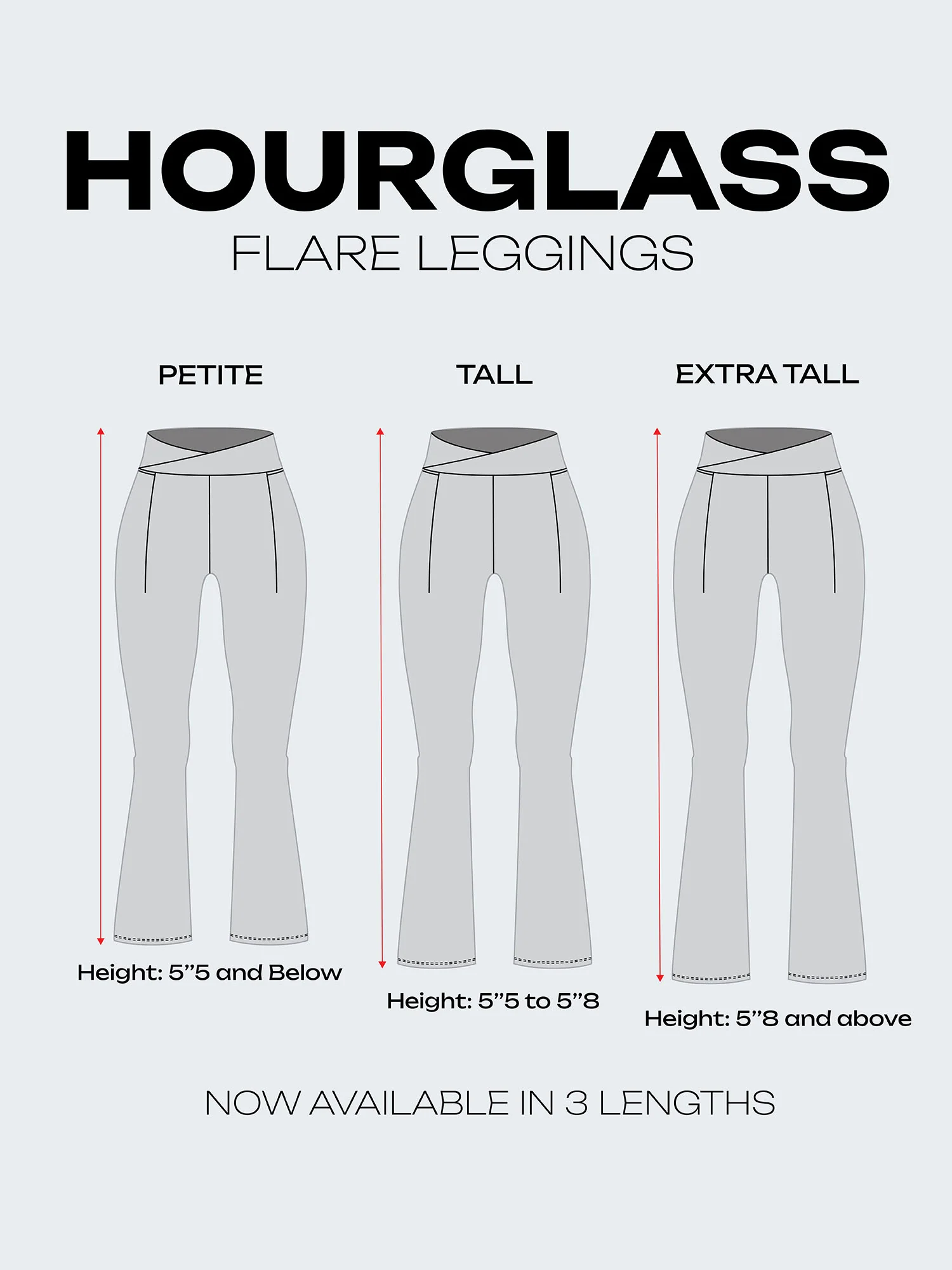 Wine Petite Hourglass Flared Leggings - Image 5